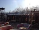 В Одесі чергова пожежа: на пляжі згоріло кафе (ФОТО)