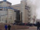 Фанати «Волині» підпалили будівлю Федерації футболу України