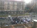 У Києві мітингувальники перекрили Хрещатик