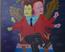 Миколаївці згадали події Євромайдану карикатурами Путіна (ФОТО)