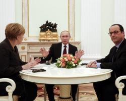 Зустріч Путіна, Олланда та Меркель завершилася підготовкою спільного документу
