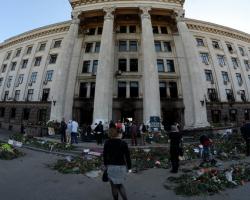 У Брюсселі пройшла маніфестація в пам'ять про загиблих в Одесі