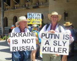 Купка неонацистів влаштували антипутінське збіговисько в Австралії