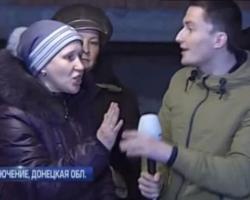 Мешканка Донбасу звинуватила сили АТО в обстрілах (ВІДЕО)