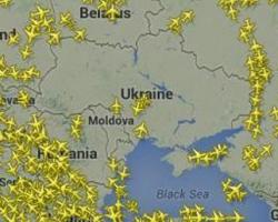Flightradar показав, як змінилася авіакарта Європи після загибелі рейсу «Boeing 777» (ВІДЕО)